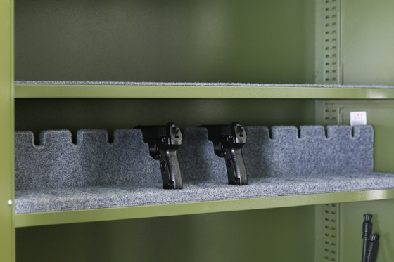 Armário seguro da arma do metal da pulverização eletrostática para o armazenamento longo da arma do revólver
