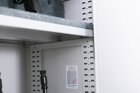 Fechamento mecânico seguro personalizado da porta dobro do armário da arma do metal para o armazenamento