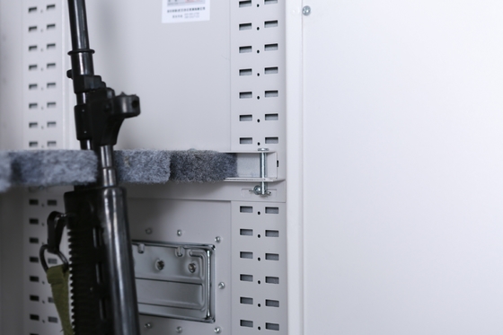 Fechamento mecânico seguro personalizado da porta dobro do armário da arma do metal para o armazenamento