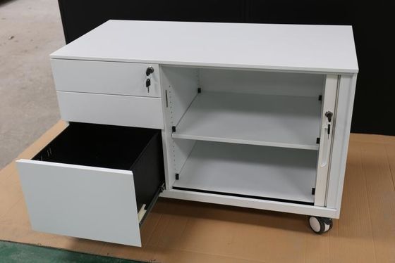 Claro - mobiliário de escritório cinzento do arquivo de H600mm W900mm Tambour