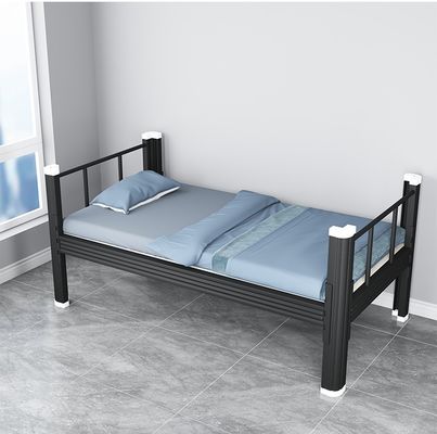 Cama de aço resistente personalizada da cama individual do metal da mobília H720mm da casa única