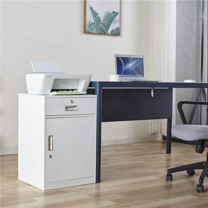 Armário de armazenamento colorido pequeno da cabeceira do arquivo do escritório domiciliário do metal 3