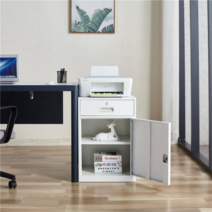 Armário de armazenamento colorido pequeno da cabeceira do arquivo do escritório domiciliário do metal 2